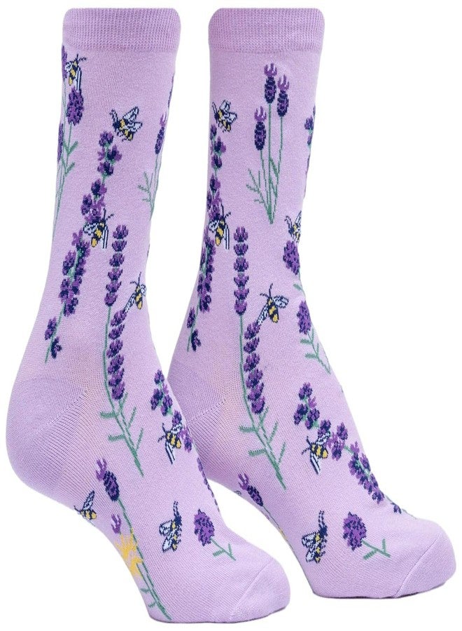 Sock It To Me جوارب نسائية من سوك إت تو مي بنقشة النحل والخزامى - Image 1